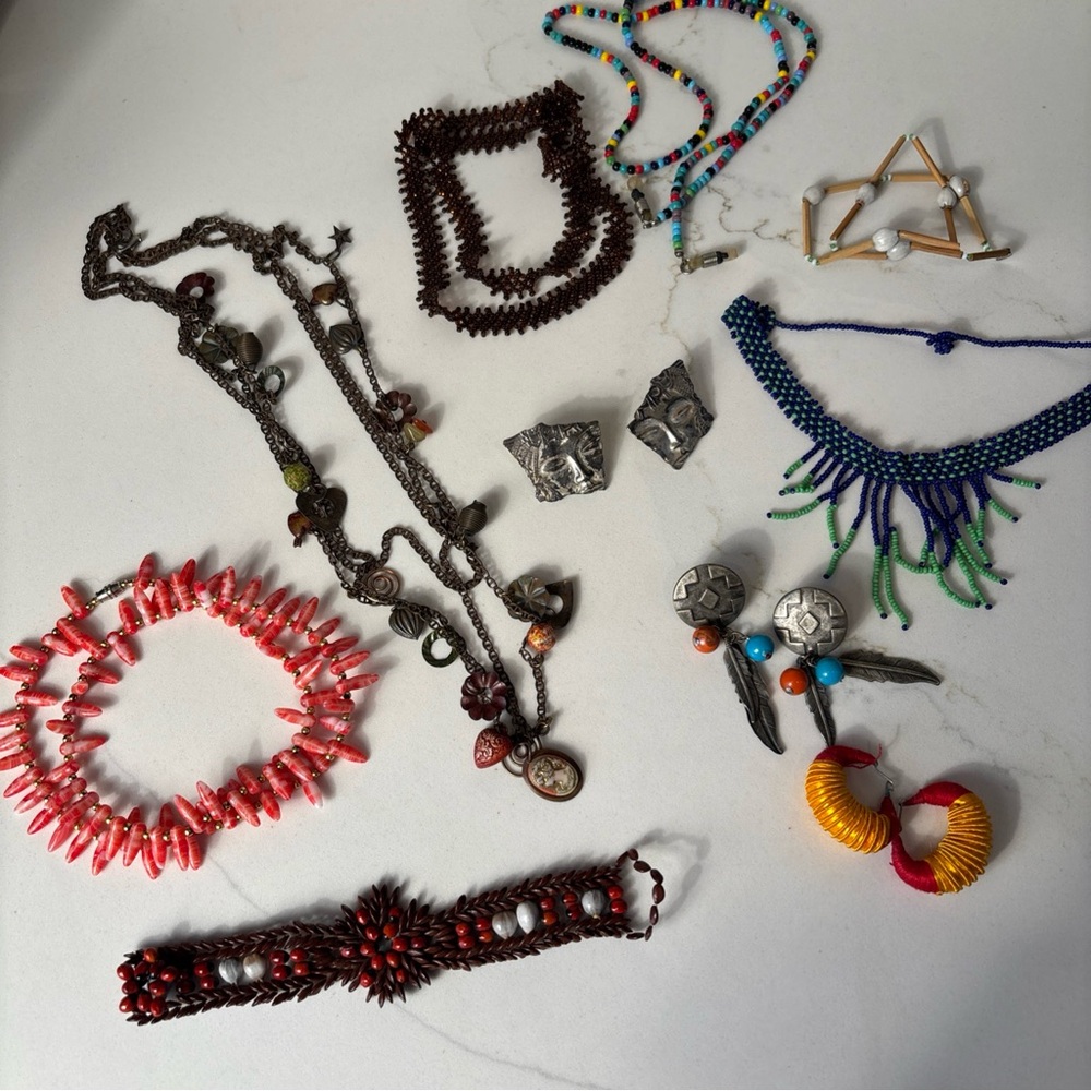 Colorful Beaded Jewelry Set